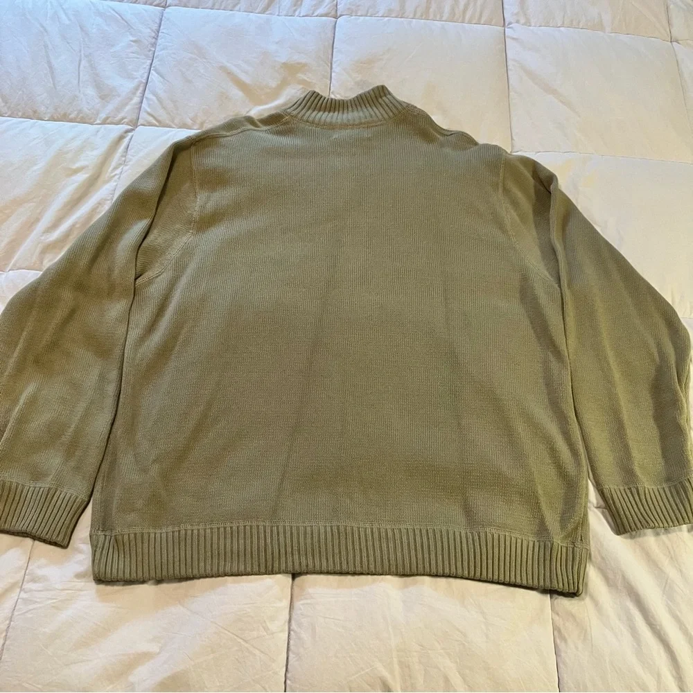 Eddie Bauer Sweater - Olive Green - XXL